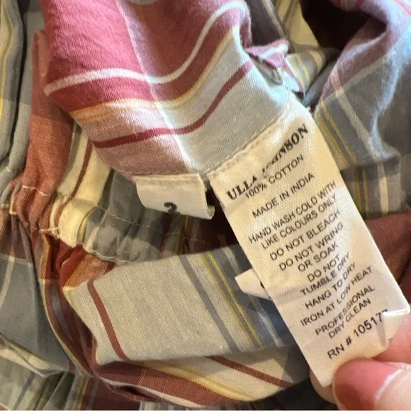 Ulla Johnson Plaid Off-Shoulder Jumpsuit Romper Elegant - Picture 8 of 11